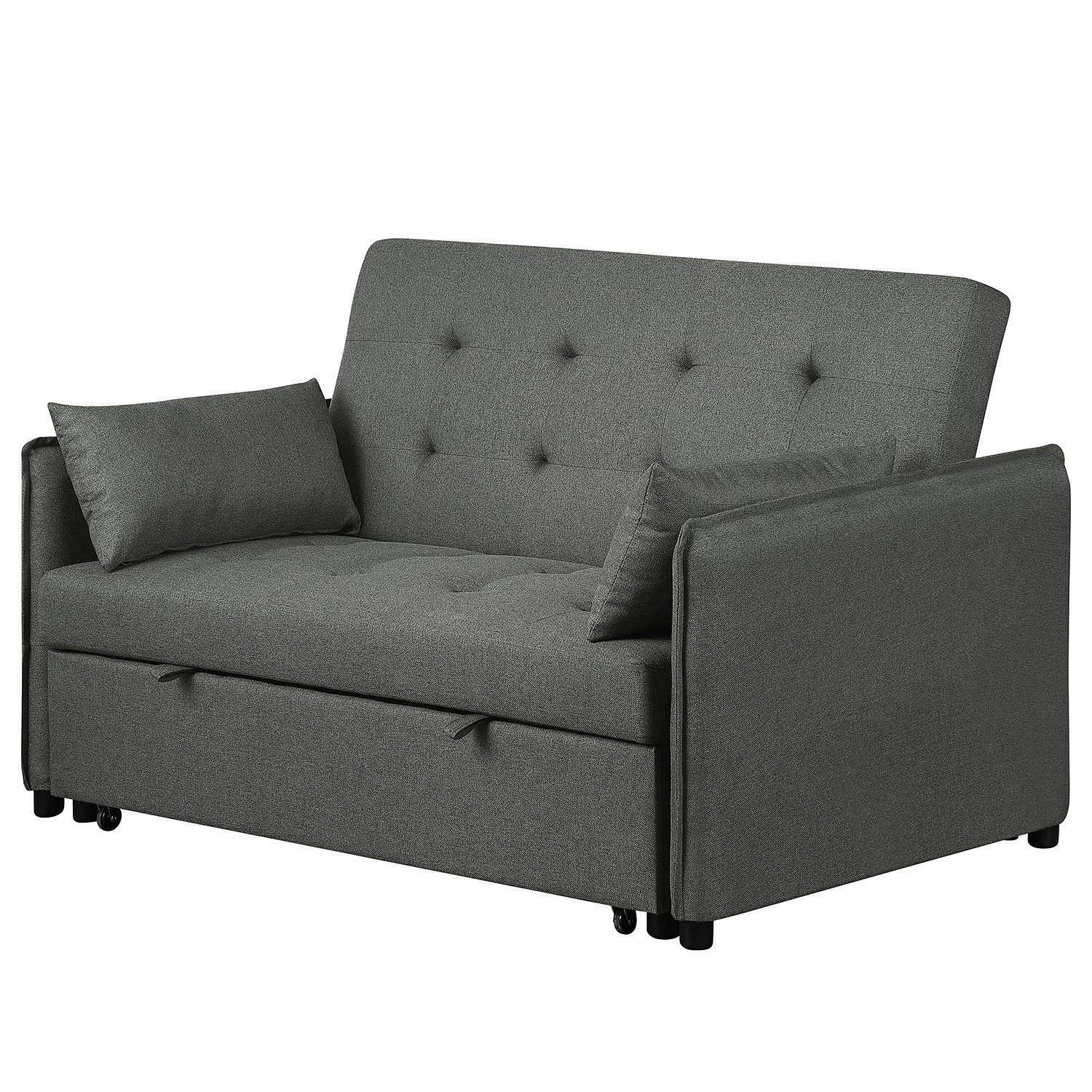 Loftscape Canapé convertible Millery - Tissu - Gris foncé 3 Loftscape Canapé convertible Millery - Tissu - Gris foncé