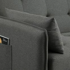 Loftscape Canapé convertible Millery - Tissu - Gris foncé 27 Loftscape Canapé convertible Millery - Tissu - Gris foncé -loftscape Boutique 1000254297 210929 14123800223 DETAILS P000000001000254297