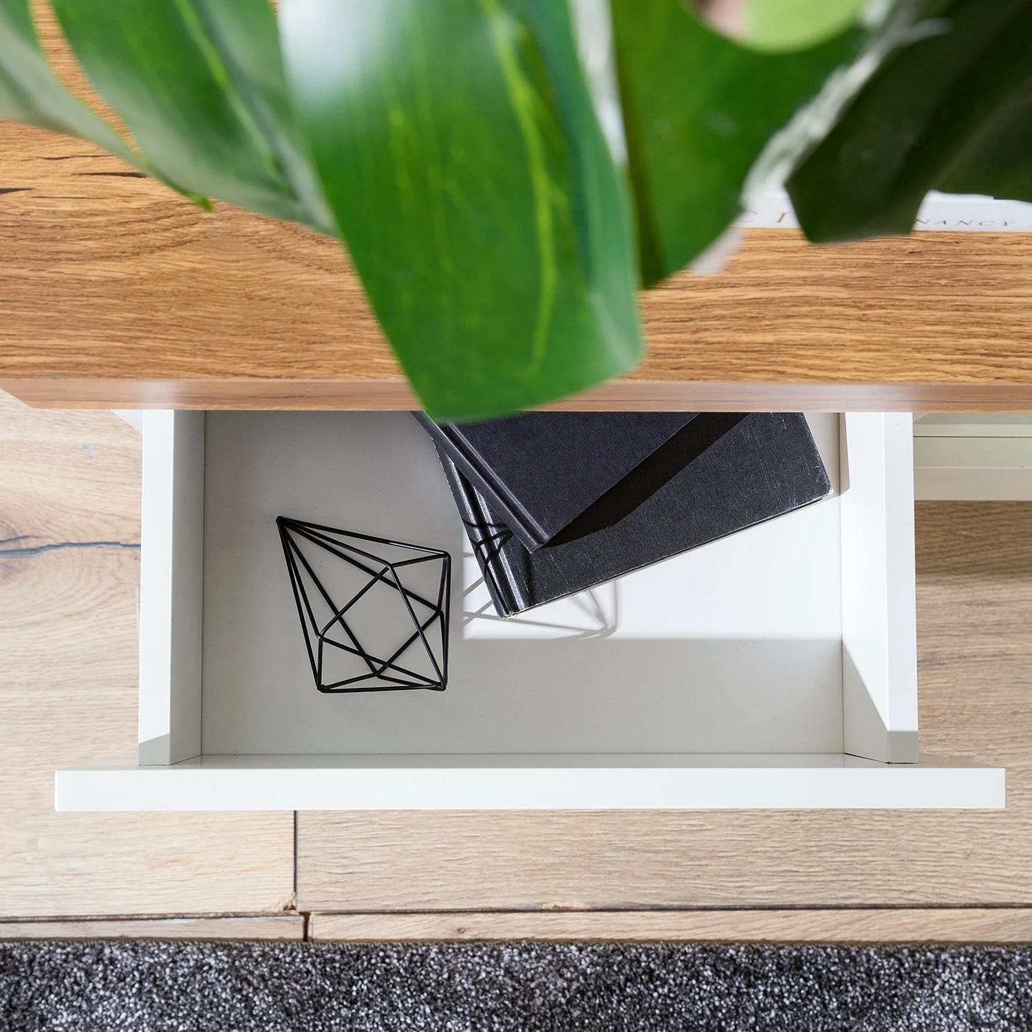 Fredriks Meuble TV Namona II - Éclairage inclus - Imitation chêne / Blanc 21 Fredriks Meuble TV Namona II - Éclairage inclus - Imitation chêne / Blanc – Image 19