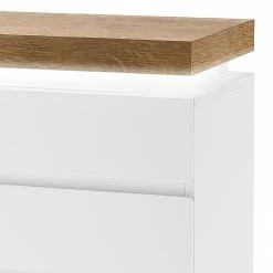 Fredriks Commode Namona II - Éclairage inclus - Imitation chêne / Blanc -loftscape Boutique 1000255075 220701 033 DETAILS P000000001000255075