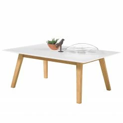 Mørteens Table basse Tenabo - Partiellement en chêne massif - Chêne / Blanc -loftscape Boutique 1000255157 211012 16215400049 DETAILS P000000001000255157