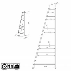 Temahome Étagère murale Malcom VI - Coloris - Noir 15 Temahome Étagère murale Malcom VI - Coloris - Noir -loftscape Boutique 1000255221 210324 15033200056 SKETCH DETAILS P000000001000255221 sketch