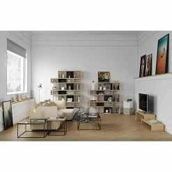 Temahome Étagère London III - Chêne / Noir -loftscape Boutique 1000255258 210324 15033600324 MOOD DETAILS P000000001000255258 mood