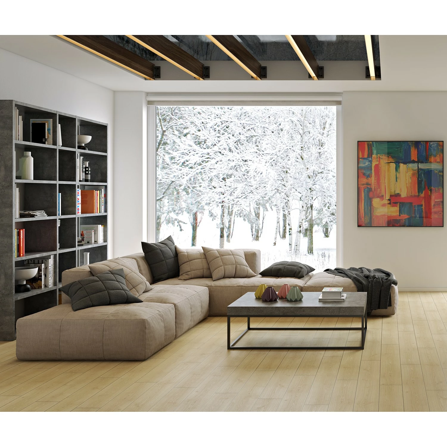 Temahome Étagère Pombal I - Imitation béton 5 Temahome Étagère Pombal I - Imitation béton – Image 3