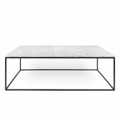 Temahome Table basse Gleam I - Marbre / Métal - Blanc / Noir - Largeur : 120 cm -loftscape Boutique 1000255261 210324 15033600346 DETAILS P000000001000255261