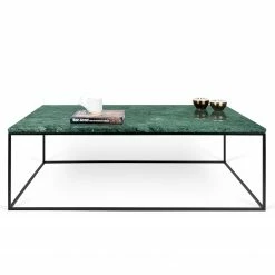 Temahome Table basse Gleam I - Marbre / Métal - Vert / Noir - Largeur : 120 cm -loftscape Boutique 1000255264 210324 15033700372 DETAILS P000000001000255264
