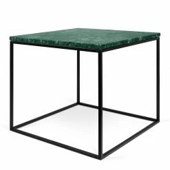 Temahome Table basse Gleam II - Marbre / Métal - Vert / Noir