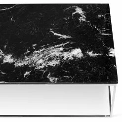 Temahome Table basse Gleam I - Marbre / Métal - Noir / Chrome - Largeur : 120 cm -loftscape Boutique 1000255277 210324 15033800449 DETAILS P000000001000255277