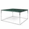 Temahome Table basse Gleam I - Marbre / Métal - Vert / Chrome - Largeur : 75 cm -loftscape Boutique 1000255279 210324 15033800462 IMAGE P000000001000255279