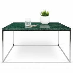 Temahome Table basse Gleam I - Marbre / Métal - Vert / Chrome - Largeur : 75 cm 12 Temahome Table basse Gleam I - Marbre / Métal - Vert / Chrome - Largeur : 75 cm -loftscape Boutique 1000255279 210324 15033800466 DETAILS P000000001000255279