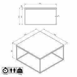 Temahome Table basse Gleam I - Marbre / Métal - Vert / Chrome - Largeur : 75 cm 13 Temahome Table basse Gleam I - Marbre / Métal - Vert / Chrome - Largeur : 75 cm -loftscape Boutique 1000255279 210324 15033800468 SKETCH DETAILS P000000001000255279 sketch