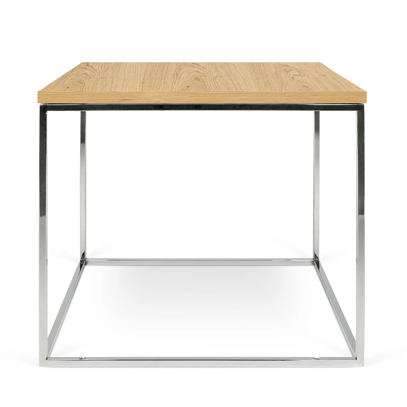Temahome Table basse Gleam IV - Placage en bois véritable / Métal - Chêne 4 Temahome Table basse Gleam IV - Placage en bois véritable / Métal - Chêne – Image 2