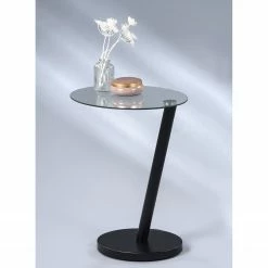 Loftscape Bout de canapé Billiers II - Verre / Métal - Noir 5 Loftscape Bout de canapé Billiers II - Verre / Métal - Noir -loftscape Boutique 1000255939 210407 14332600008 DETAILS P000000001000255939