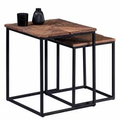 Red Living Tables gigognes Le Meux I (lot de 2) - Bois recyclé massif / Métal - Marron / Noir 11 Red Living Tables gigognes Le Meux I (lot de 2) - Bois recyclé massif / Métal - Marron / Noir -loftscape Boutique 1000255956 210719 17515700008 DETAILS P000000001000255956