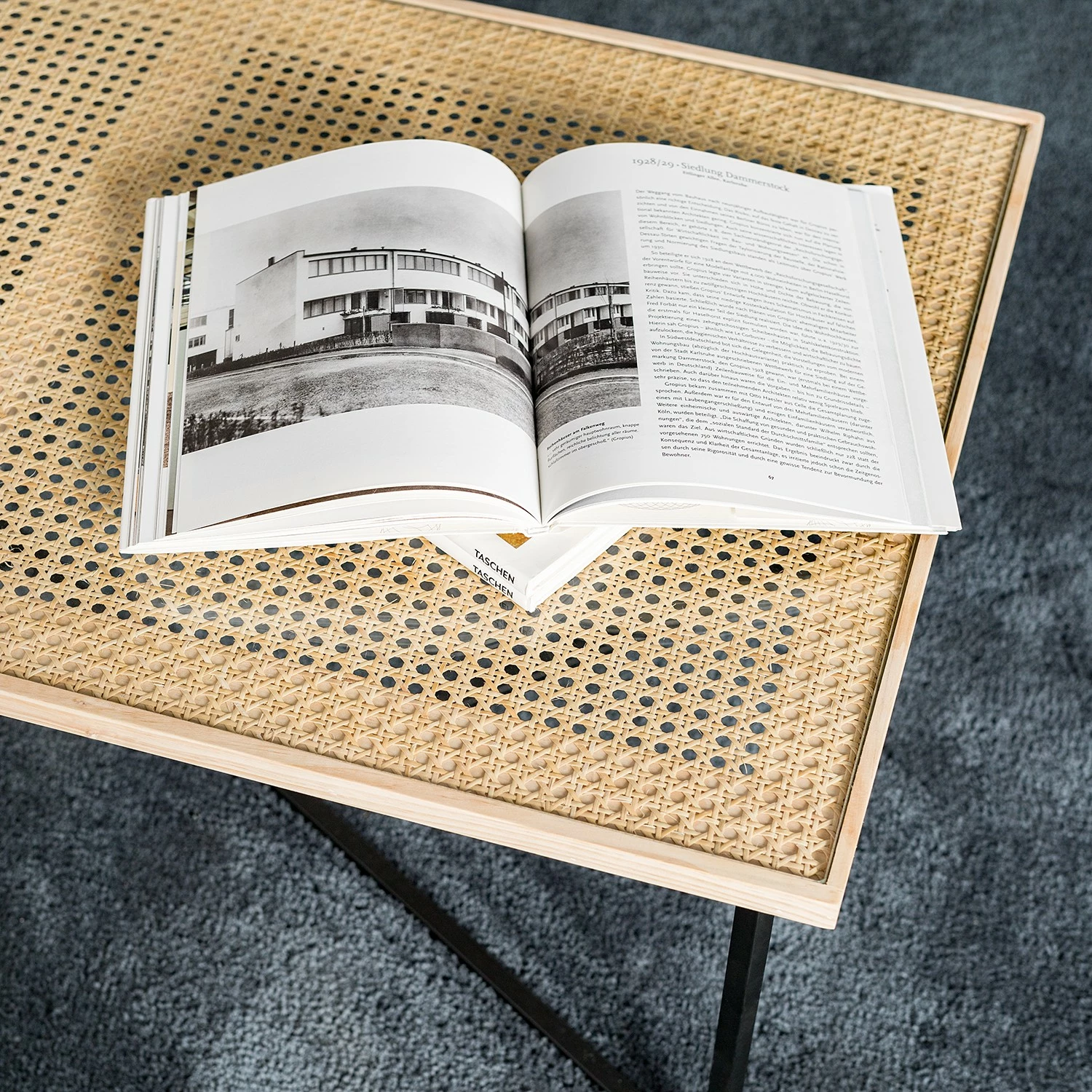 Loftscape Table basse Boissay - Cannage / Métal - Pin / Noir 8 Loftscape Table basse Boissay - Cannage / Métal - Pin / Noir – Image 6