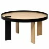 Temahome Table basse Bruno - Placage en bois véritable / Métal -Chêne / Noir -loftscape Boutique 1000255969 210331 14444800018 IMAGE P000000001000255969
