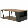 Temahome Table basse Albi - Placage en bois véritable - Noyer / Noir -loftscape Boutique 1000255973 210331 14452600042 IMAGE P000000001000255973
