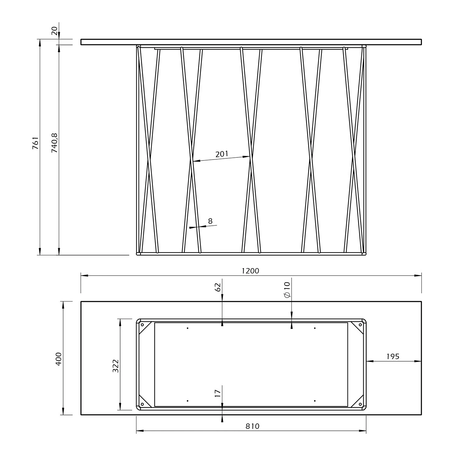 Temahome Console Helix - Marbre / Métal - Blanc 6 Temahome Console Helix - Marbre / Métal - Blanc – Image 4