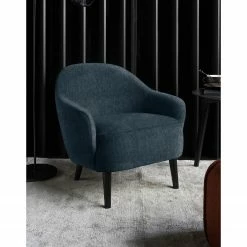 Studio Copenhagen Fauteuil Viggianello - Tissu - Tissu Nona: Bleu foncé -loftscape Boutique 1000256575 210722 16133900164 MOOD DETAILS P000000001000256575 mood