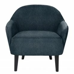 Studio Copenhagen Fauteuil Viggianello - Tissu - Tissu Nona: Bleu foncé -loftscape Boutique 1000256575 210722 16133900165 DETAILS P000000001000256575