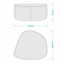 Studio Copenhagen Repose-pieds Vieux Colpo - Microfibre Alana: Beige 15 Studio Copenhagen Repose-pieds Vieux Colpo - Microfibre Alana: Beige -loftscape Boutique 1000256591 210809 09092100002 SKETCH DETAILS P000000001000256591 sketch