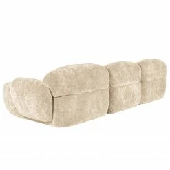 Studio Copenhagen Canapé d’angle Vieux Colpo - Microfibre Alana: Créme - Largeur : 344 cm - Méridienne courte à droite (vue de face) -loftscape Boutique 1000256641 210722 16141300893 DETAILS P000000001000256641