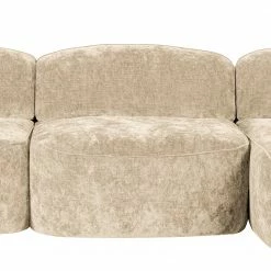 Studio Copenhagen Canapé d’angle Vieux Colpo - Microfibre Alana: Créme - Largeur : 344 cm - Méridienne courte à droite (vue de face) -loftscape Boutique 1000256641 210722 16141300897 DETAILS P000000001000256641