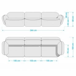 Studio Copenhagen Grand canapé Vieux Colpo - Tissu Meave: Gris 25 Studio Copenhagen Grand canapé Vieux Colpo - Tissu Meave: Gris -loftscape Boutique 1000256648 210809 09092200018 SKETCH DETAILS P000000001000256648 sketch