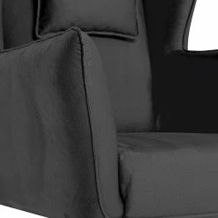 Bizzarto Fauteuil Caleta - Tissu - Velours Onoli: Anthracite -loftscape Boutique 1000256766 210427 09293800347 DETAILS P000000001000256766