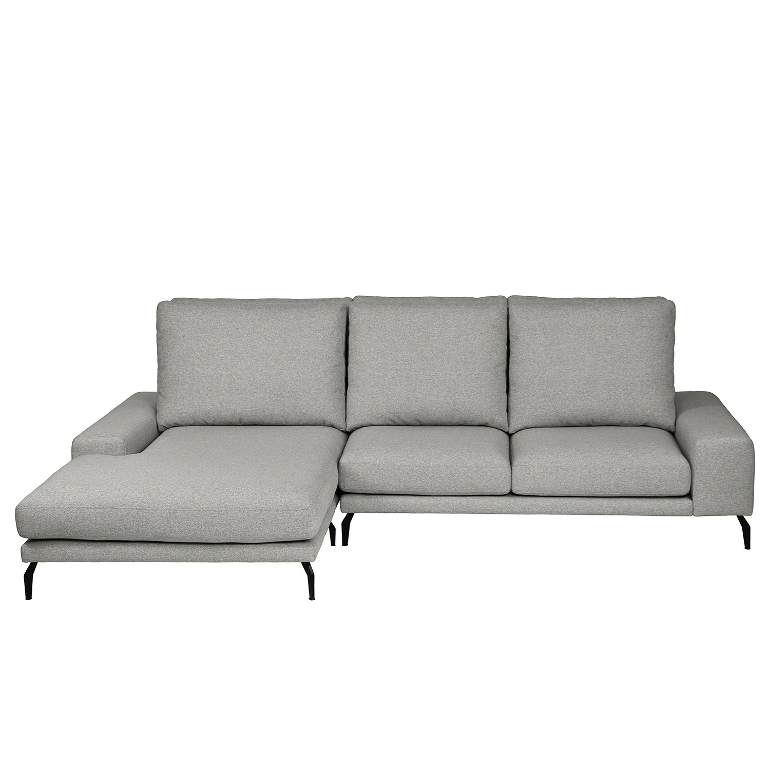 Bizzarto Canapé d’angle Penda II - Tissu - Tissu Sogol: Gris fumé - Méridienne courte à gauche (vue de face) 4 Bizzarto Canapé d’angle Penda II - Tissu - Tissu Sogol: Gris fumé - Méridienne courte à gauche (vue de face) – Image 2