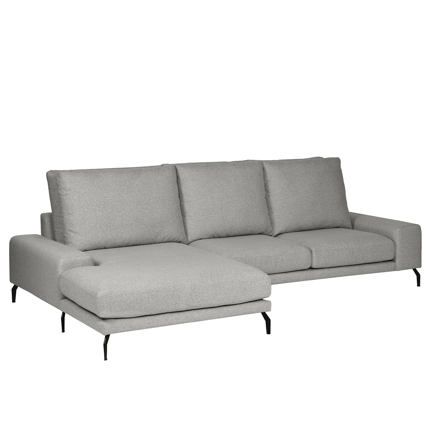 Bizzarto Canapé d’angle Penda II - Tissu - Tissu Sogol: Gris fumé - Méridienne courte à gauche (vue de face) 8 Bizzarto Canapé d’angle Penda II - Tissu - Tissu Sogol: Gris fumé - Méridienne courte à gauche (vue de face) – Image 6