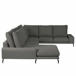 Bizzarto Canapé panoramique Penda - Tissu - Tissu Sogol: Gris foncé - Méridienne courte à gauche (vue de face) -loftscape Boutique 1000256780 210427 09294200475 DETAILS P000000001000256780