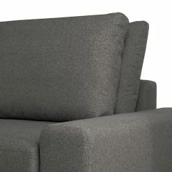 Bizzarto Canapé panoramique Penda - Tissu - Tissu Sogol: Gris foncé - Méridienne courte à gauche (vue de face) -loftscape Boutique 1000256780 210427 09294300480 DETAILS P000000001000256780