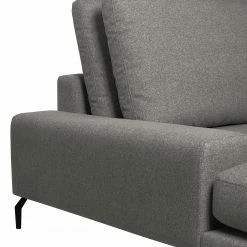 Bizzarto Canapé panoramique Penda - Tissu - Tissu Sogol: Gris foncé - Méridienne courte à gauche (vue de face) -loftscape Boutique 1000256780 210427 09294300484 DETAILS P000000001000256780