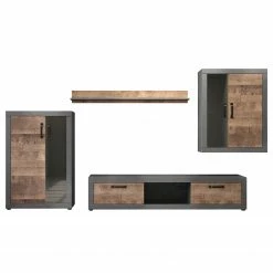 Trendteam Ensemble meubles TV Jazz (4 éléments) - Imitation chêne foncé / Gris foncé 13 Trendteam Ensemble meubles TV Jazz (4 éléments) - Imitation chêne foncé / Gris foncé -loftscape Boutique 1000256959 210409 12314100028 DETAILS P000000001000256959