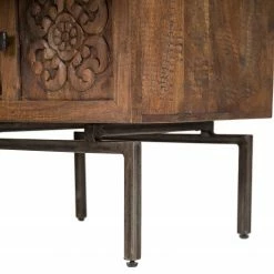 Wolf-Möbel Commode Carving - Acacia massif -loftscape Boutique 1000257008 220520 034 DETAILS P000000001000257008