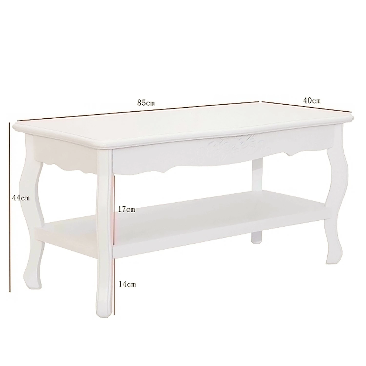 Ridgevalley Table basse Larchamp - Sapin massif - Blanc 9 Ridgevalley Table basse Larchamp - Sapin massif - Blanc – Image 7