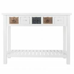 Ridgevalley Console Itzehoe - Paulownia massif - Blanc / Multicolore 17 Ridgevalley Console Itzehoe - Paulownia massif - Blanc / Multicolore -loftscape Boutique 1000257196 210413 14364100053 DETAILS P000000001000257196