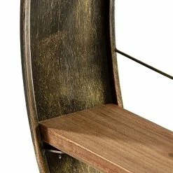 Ridgevalley Étagère murale Coch - Bois manufacturé / Eucalyptus massif - Imitation chêne / Cuivre -loftscape Boutique 1000257206 210413 14400400110 DETAILS P000000001000257206