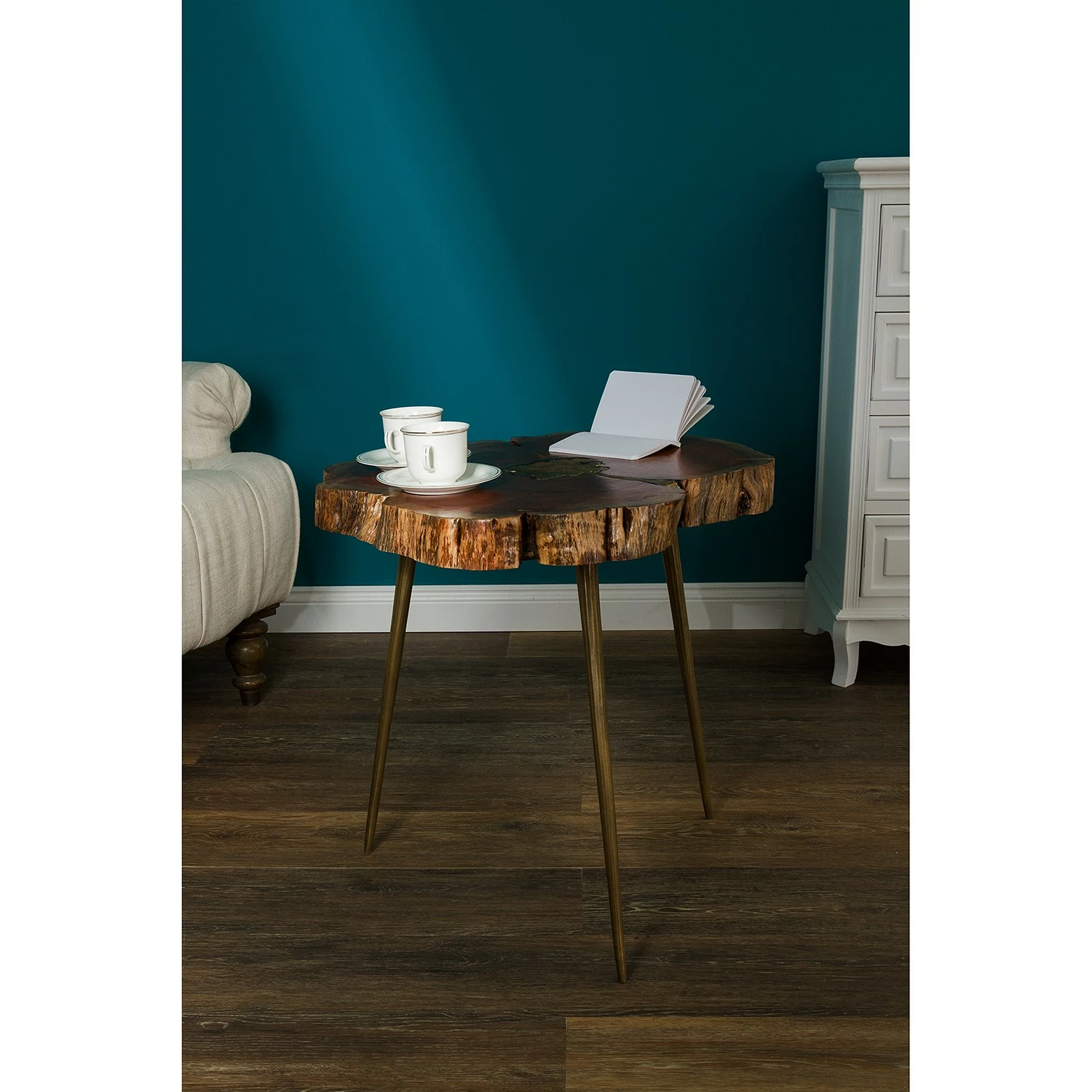 Ridgevalley Bout de canapé Le Chateau - Métal - Marron 8 Ridgevalley Bout de canapé Le Chateau - Métal - Marron – Image 6