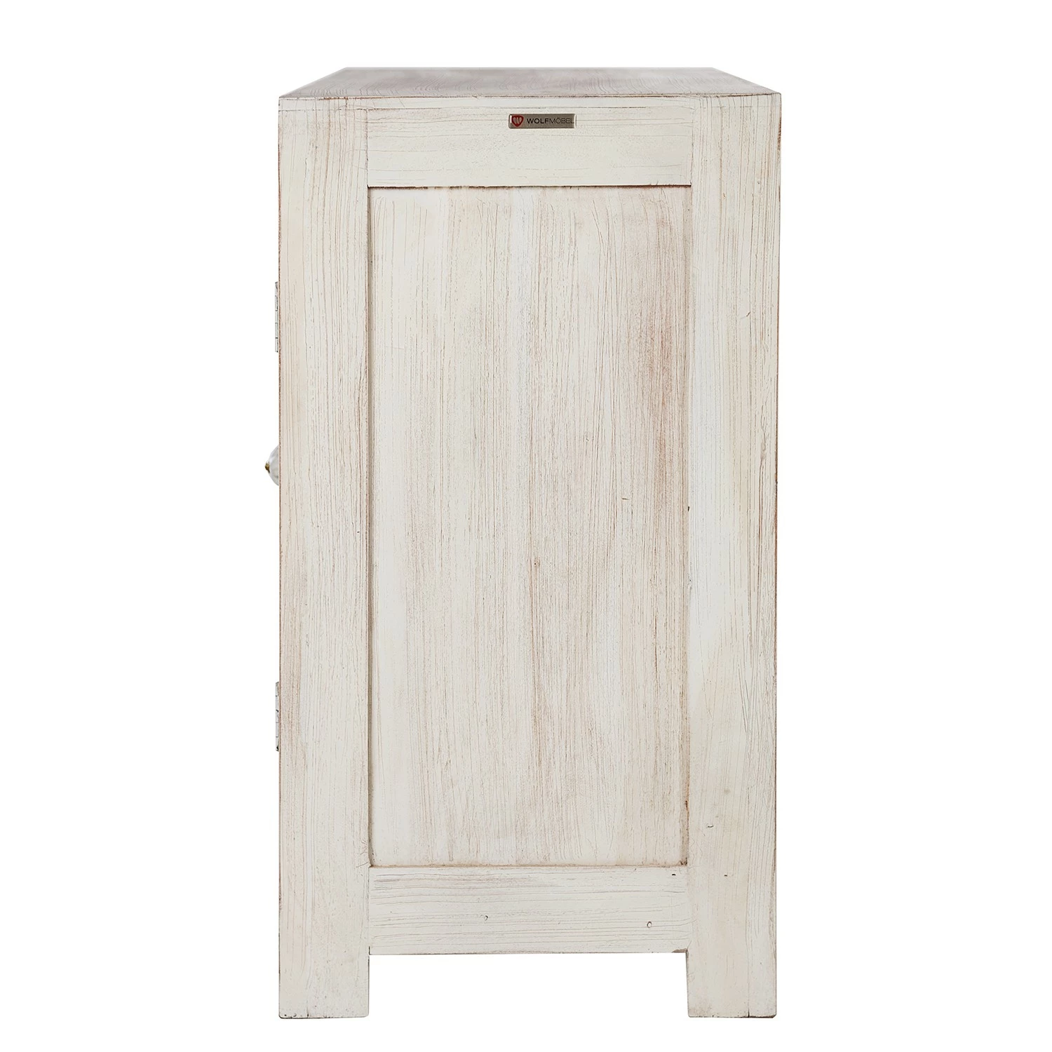 Wolf-Möbel Buffet Maison I - Acacia massif - Acacia couleur pierre / Blanc cassé 7 Wolf-Möbel Buffet Maison I - Acacia massif - Acacia couleur pierre / Blanc cassé – Image 5