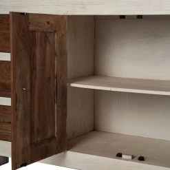 Wolf-Möbel Buffet Maison I - Acacia massif - Acacia couleur pierre / Blanc cassé 21 Wolf-Möbel Buffet Maison I - Acacia massif - Acacia couleur pierre / Blanc cassé -loftscape Boutique 1000257219 220406 050 DETAILS P000000001000257219