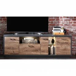 Red Living Meuble TV Batey - Imitation chêne de Havel / Graphite -loftscape Boutique 1000257539 210413 13401400020 MOOD DETAILS P000000001000257539 mood