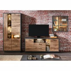 Red Living Étagère murale Batey II - Imitation chêne de Havel / Graphite -loftscape Boutique 1000257541 210413 13402300026 MOOD DETAILS P000000001000257541 mood