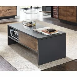 Red Living Table basse Batey - Imitation chêne de Havel / Graphite -loftscape Boutique 1000257550 210413 13403000030 MOOD DETAILS P000000001000257550 mood