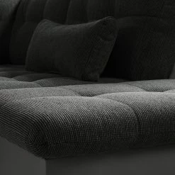 Fredriks Canapé panoramique Puntiro - Imitation cuir / Tissu structuré - Cuir synthétique Lilo / Tissu structuré Satur: Gris foncé / Anthracite -loftscape Boutique 1000257984 210614 18413201555 DETAILS P000000001000257984