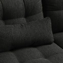 Fredriks Canapé panoramique Puntiro - Imitation cuir / Tissu structuré - Cuir synthétique Lilo / Tissu structuré Satur: Gris foncé / Anthracite -loftscape Boutique 1000257984 210614 18413201556 DETAILS P000000001000257984