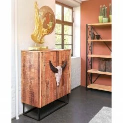 Naturoo Commode Muhu - Manguier massif / Métal - Manguier / Noir -loftscape Boutique 1000259765 210421 08210100029 MOOD DETAILS P000000001000259765 mood