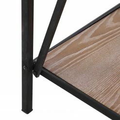 Red Living Étagère Cap Cana I - Placage en bois véritable / Métal - Araucaria de Chine / Noir -loftscape Boutique 1000259772 210601 10150300013 DETAILS P000000001000259772