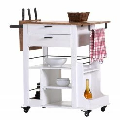 Red Living Desserte Pidula I - Acacia massif / Métal - Acacia blanc / Acacia -loftscape Boutique 1000259774 210421 08212300053 DETAILS P000000001000259774